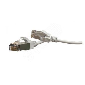 Патч-корд PC-LPT-SFTP-RJ45-RJ45-C6-1.5M-LSZH-WH S/FTP категория 61.5 м белый - Hyperline