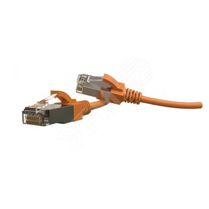 Патч-корд PC-LPT-SFTP-RJ45-RJ45-C6-3M-LSZH-OR S/FTP категория 6 3 м оранжевый - Hyperline