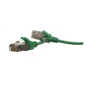 Патч-корд PC-LPT-SFTP-RJ45-RJ45-C6-5M-LSZH-GN S/FTP категория 6 5 м зеленый - Hyperline