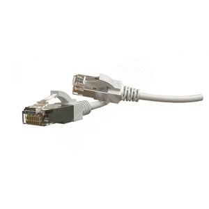 Патч-корд PC-LPT-SFTP-RJ45-RJ45-C6A-1.5M-LSZH-WH S/FTPкатегория 6a1.5 мбелый - Hyperline