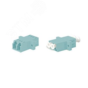 Адаптер FA-P11Z-DLC/DLC-N/WH-AQ оптический проходной  LC-LC, MM (OM3), duplex (FA-P11Z-DLC/DLC-N/WH-AQ) - Hyperline