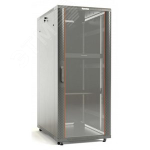 Шкаф напольный 19-дюймовый,27U,1388x800х800       мм(ВхШхГ)серый TTB-2788-AS-RAL7035 (TTB-2788-AS-RAL7035) - Hyperline