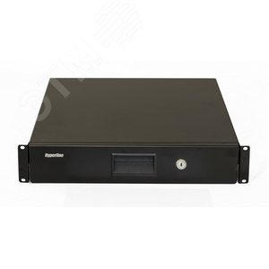 Полка (ящик) для документов 2U, 88х483х460мм (ВхШхГ), цвет черный (RAL 9004) | 481716 | Hyperline - Hyperline