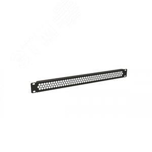 BPD-1-RAL9005 Фальш-панель перфорированная на 1U, цвет черный (RAL 9005) | 483497 | Hyperline - Hyperline