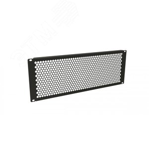 BPD-4-RAL9005 Фальш-панель перфорированная на 4U, цвет черный (RAL 9005) | 483500 | Hyperline - Hyperline