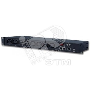 Блок розеток управляемый MS-PDU 19 серия В 8 розеток IEC320 C13 110/220V 16А кабель 2.5 м  черный (50151) - Hyperline