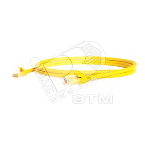 Патч-корд UTP Cat.6 15 м желтый - Hyperline