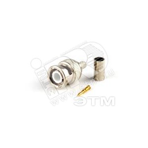 Разъем BNC для кабеля RG-58 папа пайка-обжим - Hyperline