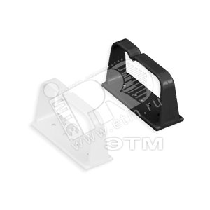 Кольцо организационное для укладки кабеля 2U (85*50*30mm) пластиковое черное - Hyperline