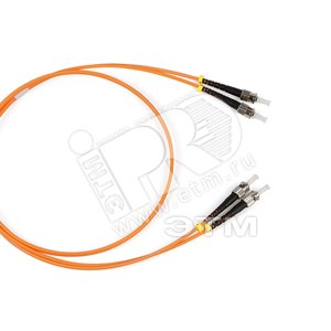 Патч-корд волоконно-оптический (шнур) MM 50/125 ST-ST duple* LSZH 3 м - Hyperline