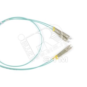 Патч-корд волоконно-оптический (шнур) MM 50/125(OM3) LC-SC duple* LSZH 20 м (42834)