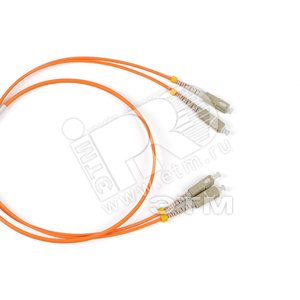 Патч-корд волоконно-оптический (шнур) MM 62.5/125 SC-SC duple* LSZH 2 м (28174) - Hyperline