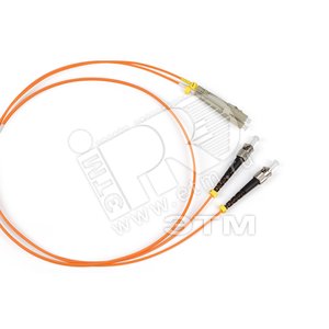 Патч-корд FC-D2-62-LC/PR-ST/PR-H-2M-LSZH-OR волоконно-оптический (шнур) MM 62.5/125, LC-ST, 2.0 мм, duplex, LSZH, 2 м | 28282 | Hyperline