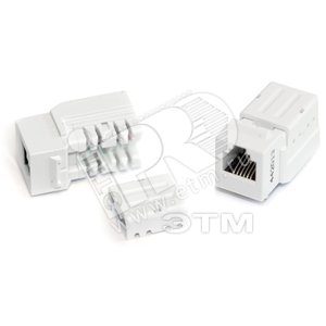 Вставка Keystone Jack RJ-45(8P8C) категория 6 110 IDC заделка с помощью NE-TOOL белая (46044)