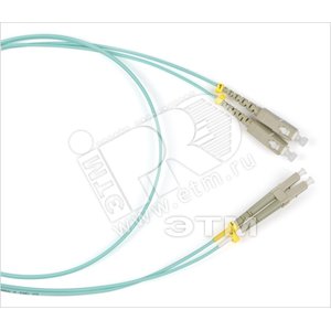 Патч-корд волоконно-оптический (шнур) MM 50/125(OM4) LC-SC duple* LSZH 10 м - Hyperline
