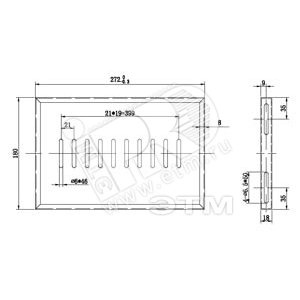Полка SSHS-180-RAL9004 - Hyperline