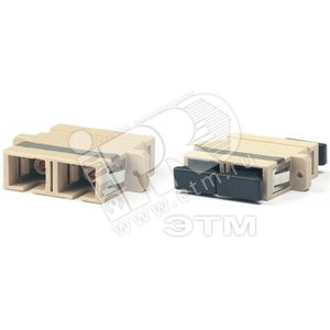 Адаптер проходной DSC-DSC-MM SC-SC duplex пластмассовый корпус - Hyperline