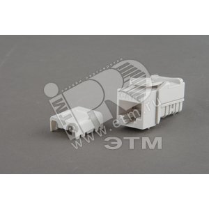 Вставка Keystone Jack RJ-45(8P8C) категория 6 110 IDC заделка с помощью E-TOOL желтая - Hyperline
