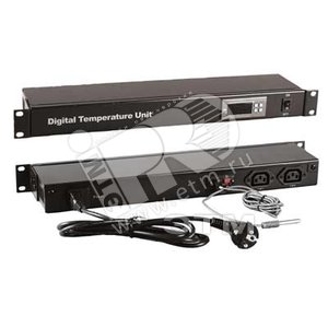 Панель микропроцессорная контрольная черная TMPC-230V-RAL9004 (28398) - Hyperline