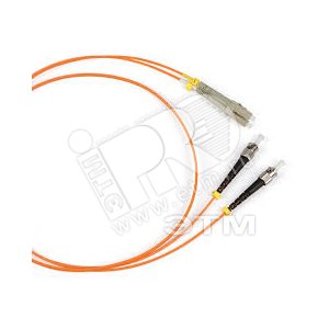 Патч-корд волоконно-оптический (шнур) MM 50/125(OM4) ST-LC duple* LSZH 2 м