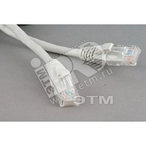 Патч-корд PC-LPM-UTP-RJ45-REV-RJ45-C5e-15M-GY Реверсивный U/UTP, Cat.5e, 15 м, серый | 20285 | Hyperline