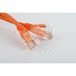Патч-корд UTP Cat.5е 2 м оранжевый - Hyperline