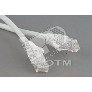 Патч-корд UTP Cat.5е 15 м белый - Hyperline