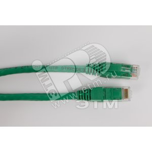 Патч-корд UTP Cat.6 0.3 м зеленый - Hyperline