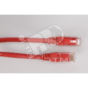 Патч-корд UTP Cat.6 2 м красный - Hyperline