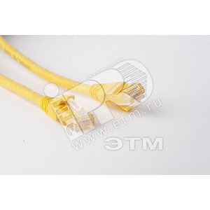 Патч-корд UTP Cat.6 1 м желтый - Hyperline