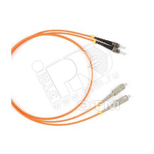 Патч-корд волоконно-оптический (шнур) MM 50/125(OM4) ST-SC duple* LSZH 10 м