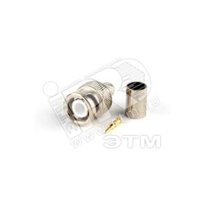 Разъем BNC для кабеля RG-6 обжимной (26288) - Hyperline