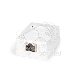 Розетка компьютерная RJ-458P8C категория 5e экранированная одинарная внешняя Dual IDC110&Krone type (27473) - Hyperline