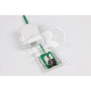 Розетка компьютерная RJ-45(8P8C) категория 5e одинарная внешняя Dual IDC(110&Krone type) - Hyperline
