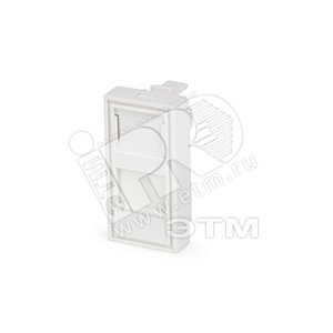 Вставка 45х225 (аналог Mosaic) SIP для 1 модуля формата Keystone Jack - Hyperline