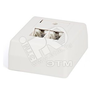 Розетка SB-GTS2-8P8C-C5E-SH-WH RJ-45 (22915) - Hyperline