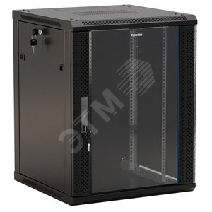 Шкаф наст.TWB-0645-GP-RAL9004 19-дюй. (19