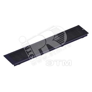 Панель TCB-TSC-RAL9004 с щеточным кабельным вводом для шкафов TTC/TSC/TWM/TZN черная - Hyperline