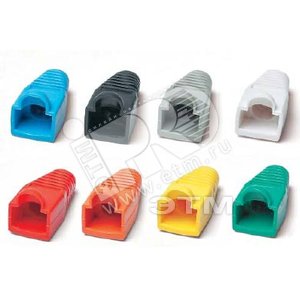 Колпачок изолирующий для разъемов RJ-45 красный - Hyperline