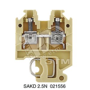 Клемма проходная SAKD 2.5N - Weidmuller