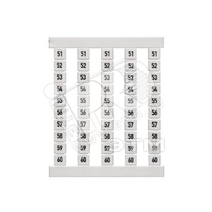 Маркировка DEK 5 FSZ 51-60 - Weidmuller