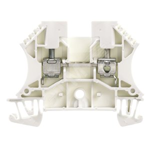 Клемма проходная, Винтовое соединение, 4 mm2, 800 V, 32 A, белый  - Weidmuller