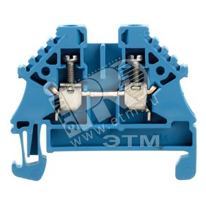 Клемма проходная WDU 2.5N ZQV BL - Weidmuller