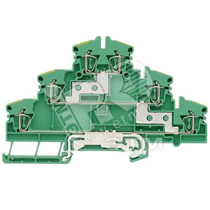 Клемма двухуровневая ZDLD 2.5-2N PE (1131740000) - Weidmueller