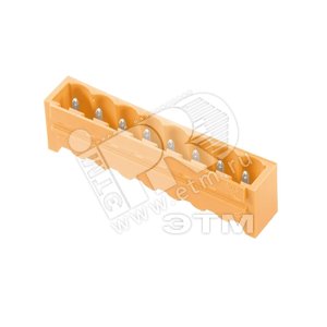 Соединитель штекерный печатной платы SL 5.08HC/22/180G 3.2SN BK BX