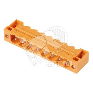 Соединитель штекерный печатной платы SL 5.08HC/06/90F 3.2SN BK BX