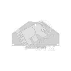 Концевая пластина PAP PRV/PPV4 GR - Weidmuller