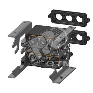 Разъём промышленный HDC HP550 KIT 6F150
