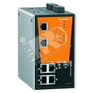 Выключатель сетевой IE-SW-PL06M-2TX-4POE - Weidmueller