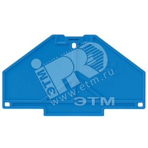 Концевая пластина PAP PRV/PPV4 BL (1268010000) - Weidmueller